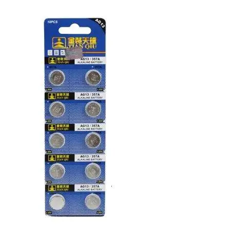 10 Piles bouton LR44 AG13 / 357A 1.55V alcaline (le prix pour 10 pcs)