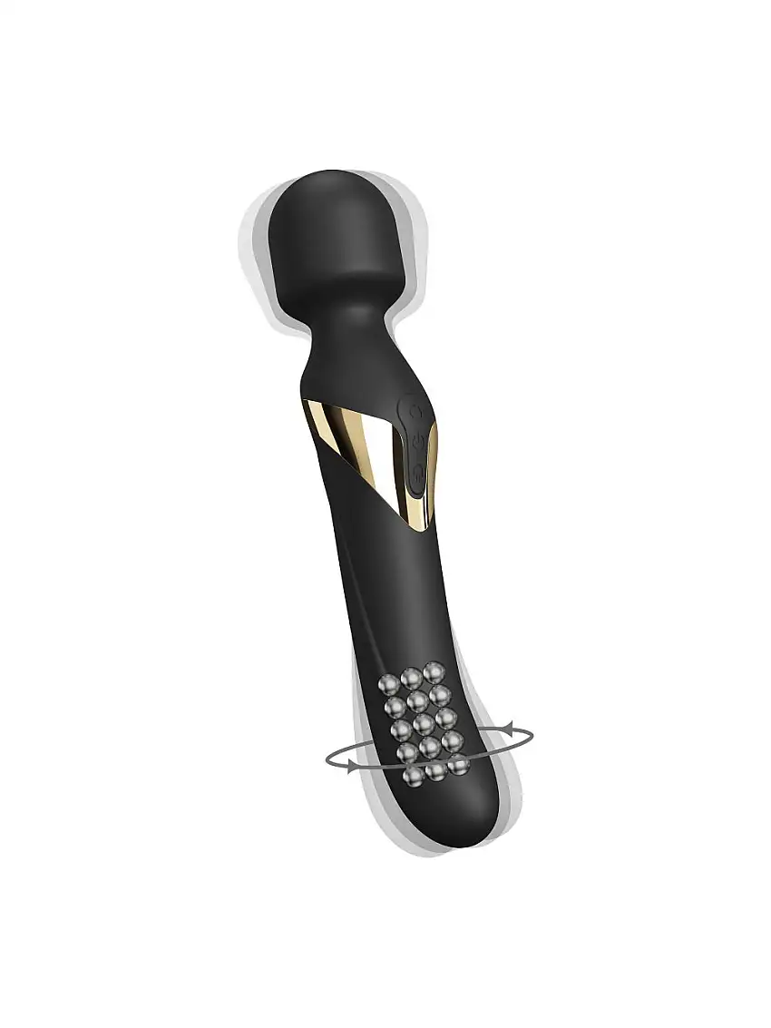 Vibromasseur wand Dual Orgasms noir