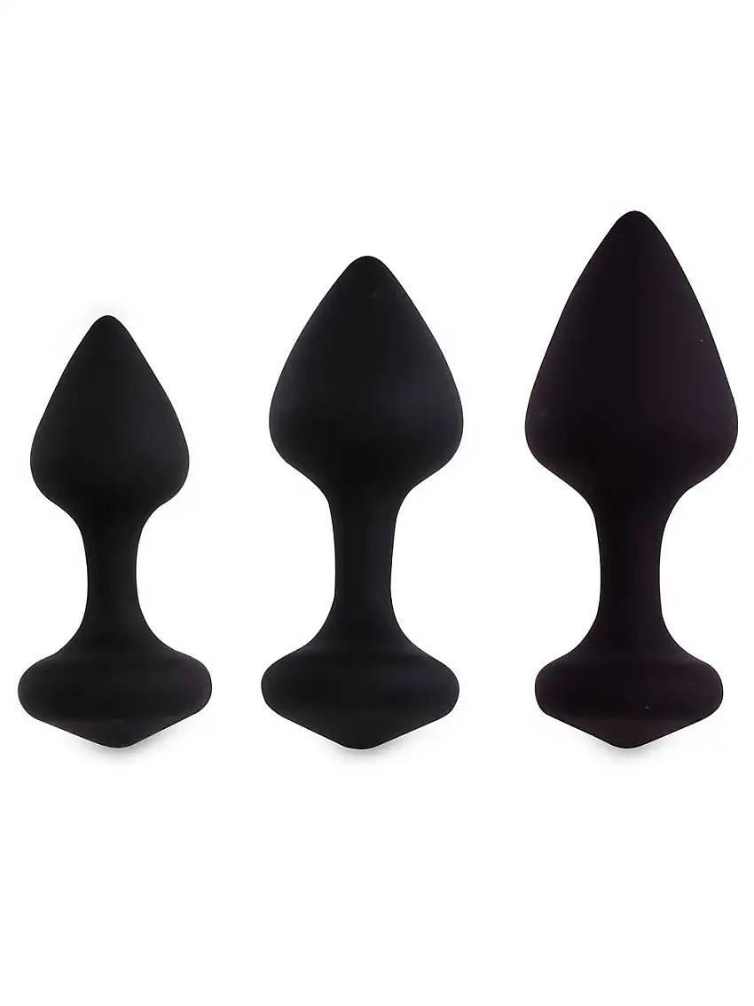 Kit de 3 Plugs Anal Bibi