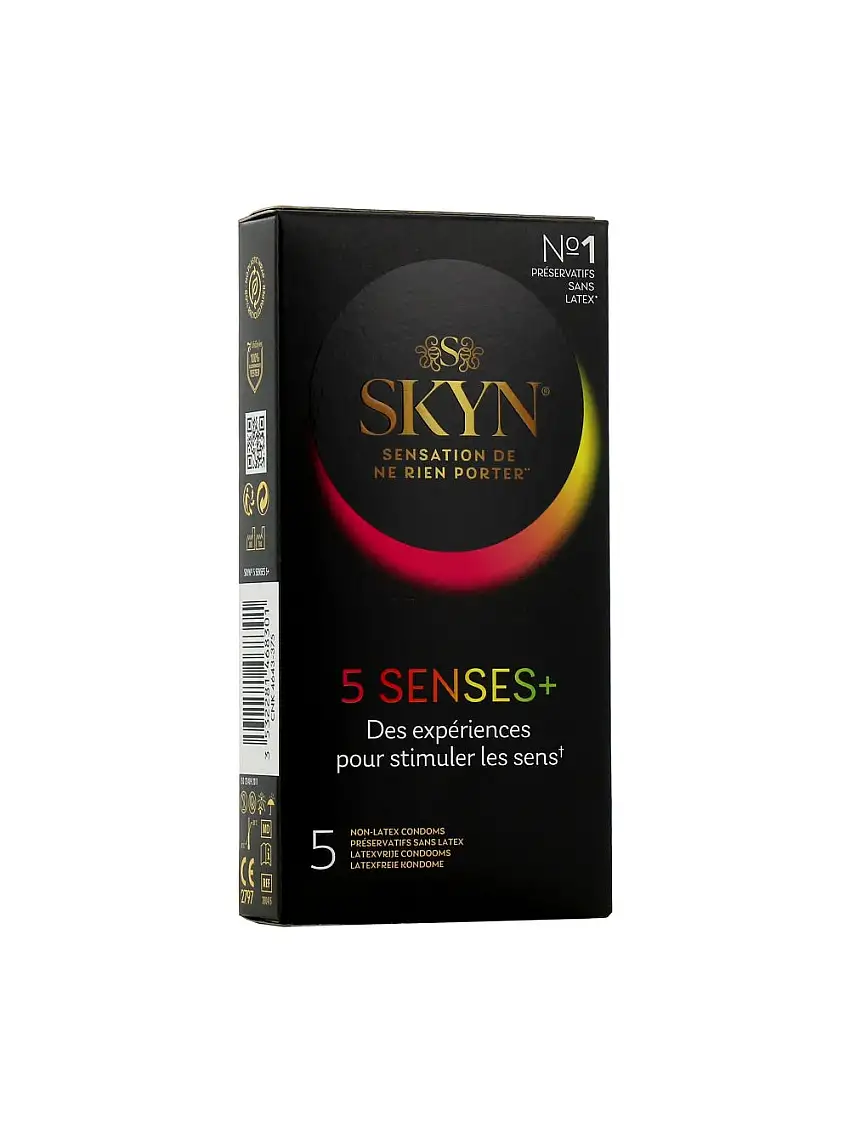 Préservatifs SKYN 5 Senses+ Boîte de 5