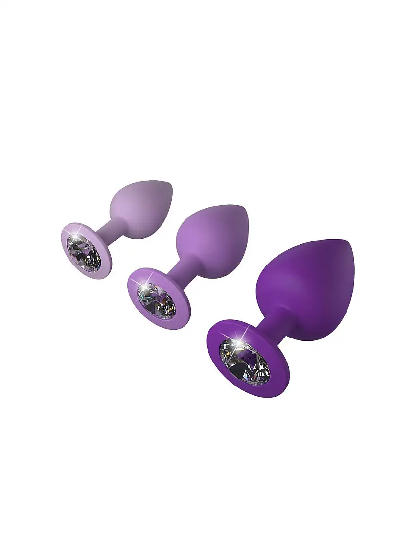 Kit de 3 Plugs Anal Fantasy For Her Her Little Gems