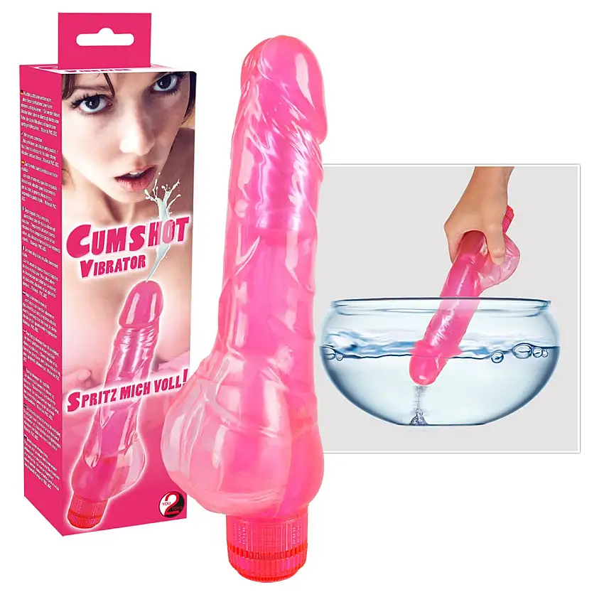 Vibromasseur éjaculation rose