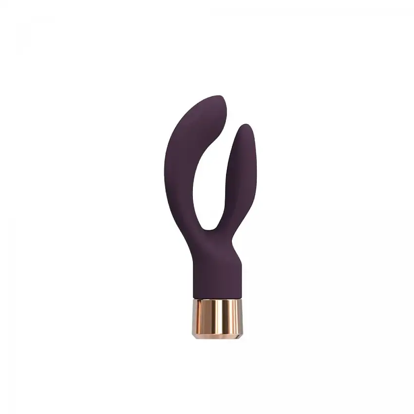 Vibrateur double Jano - Pourpre/Doré
