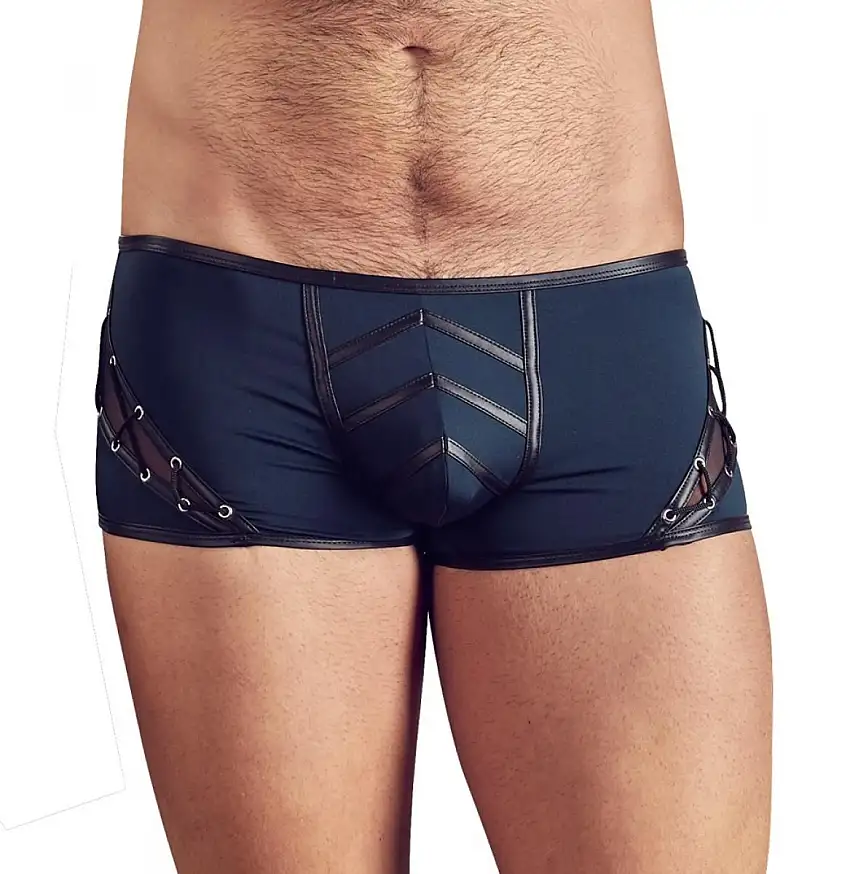 Shots sexy pour hommes - Bleu/Noir