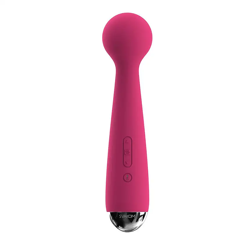 Svakom - Vibromasseur baguette Mini Emma - Rouge prune