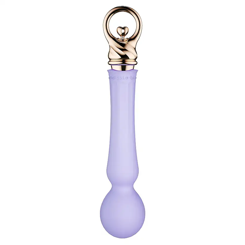 Zalo - Vibromasseur baguette avec fonction chauffante Confidence - Violet fantaisie