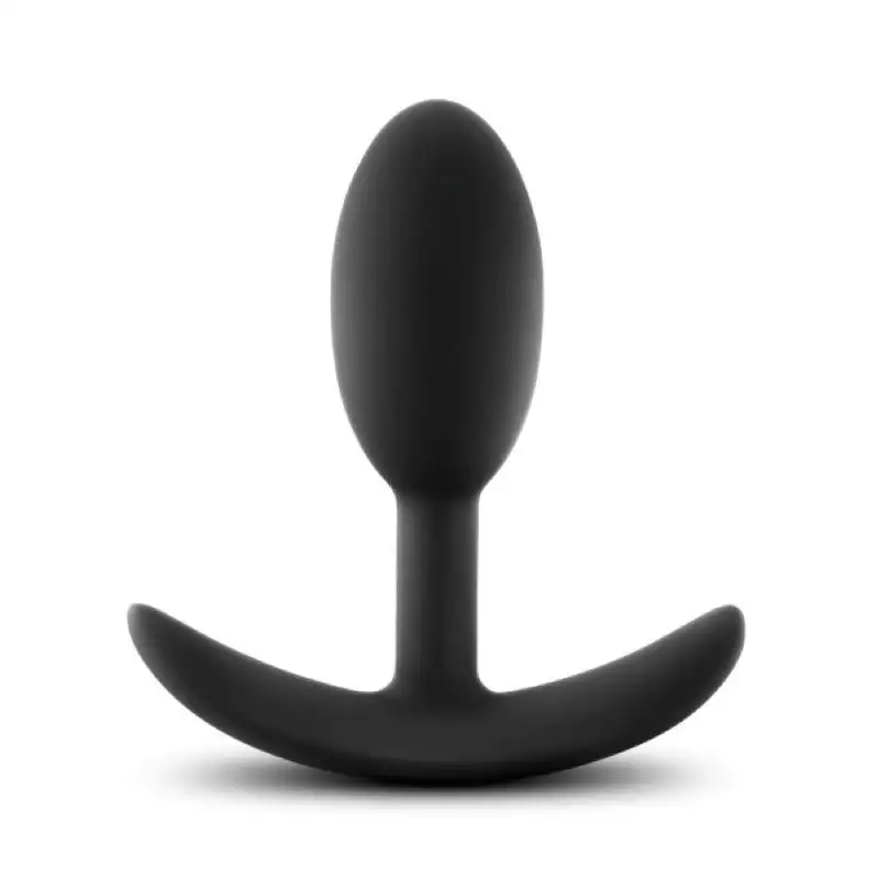 Anal Adventures Platinum - Plug en silicone Vibra Slim - Petit