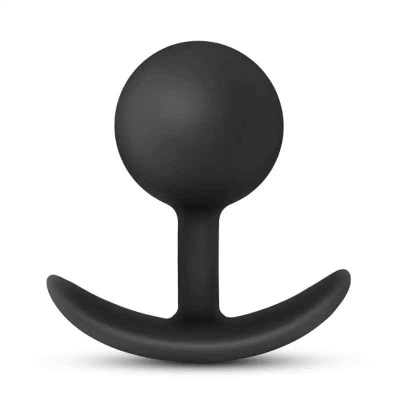 Anal Adventures Platinum - Plug en silicone Vibra