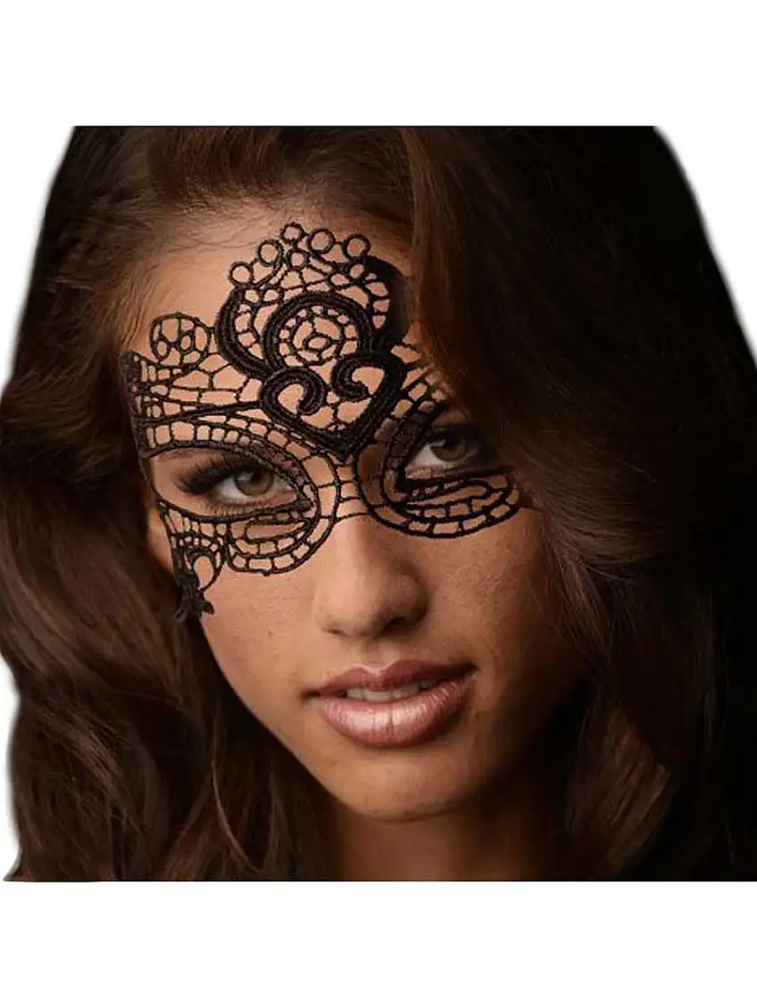 Masque en dentelle noire The Enchanted