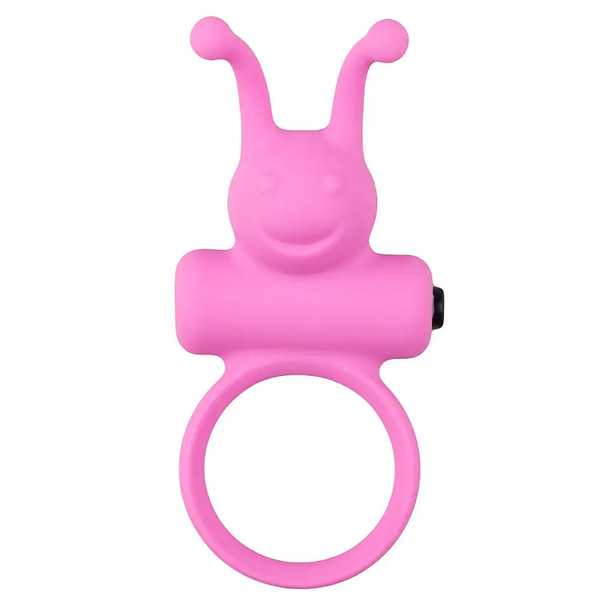 Anneau pénien en silicone avec vibration