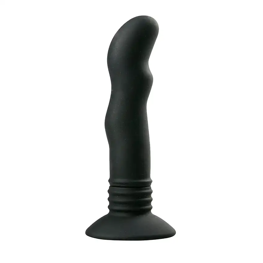 Vibromasseur en silicone noir