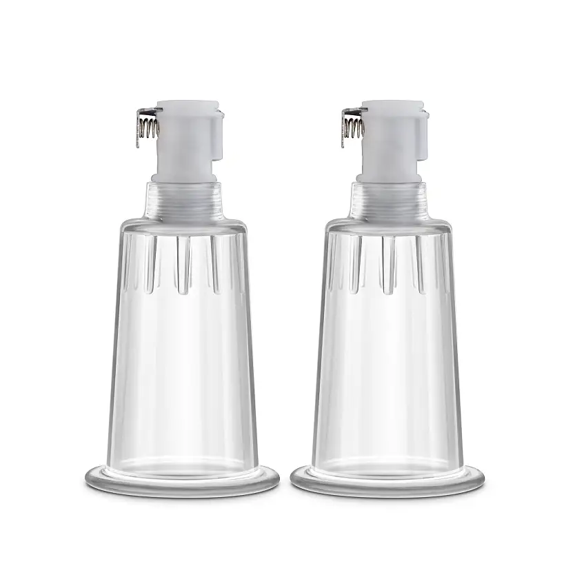 Temptasia - Cylindres pour pompe à tétons - Lot de 2 (diamètre de 2,54 cm) - Transparent