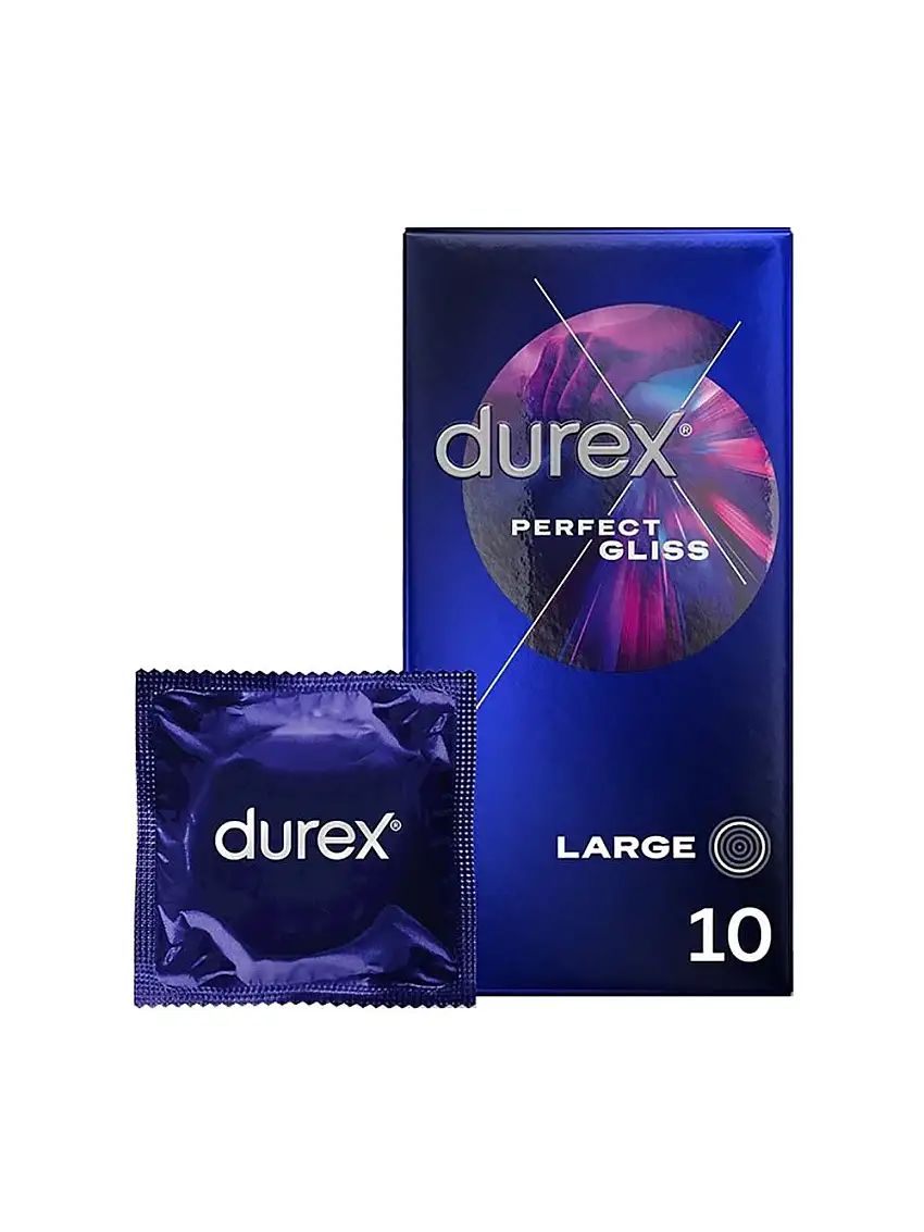 Durex Perfect Gliss Extra Lubrification Boîte de 10