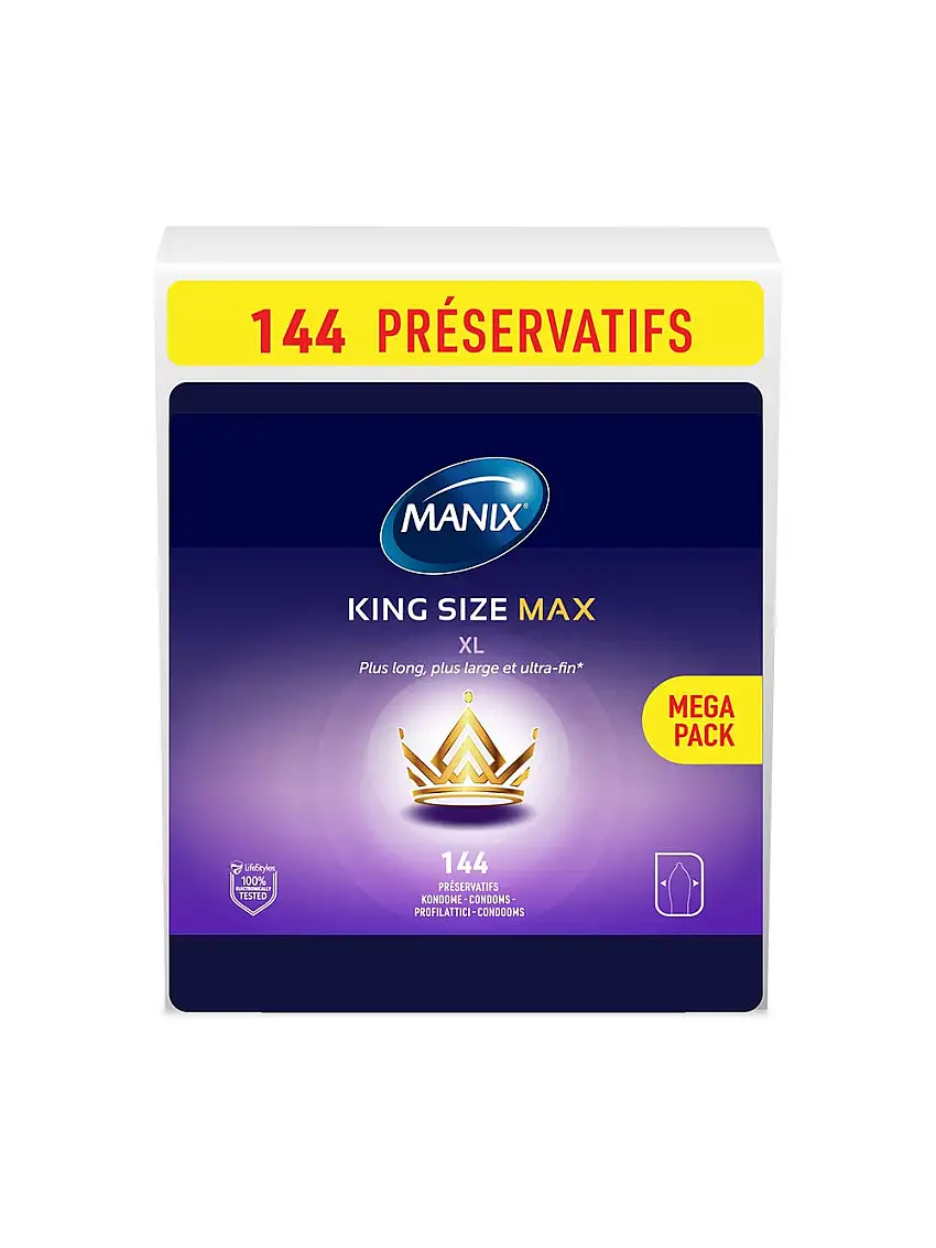 Manix King Size Max Boîte de 144