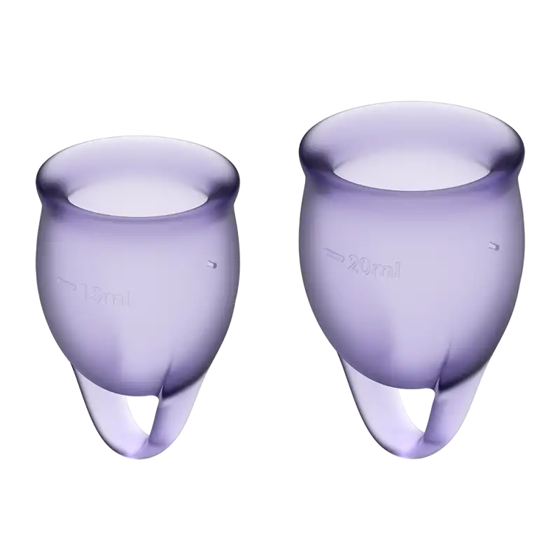 2 coupes mensturelles Satisfyer FEEL CONFIDENT