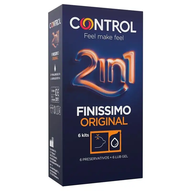 2 en 1 Finissimo Original 6 uds