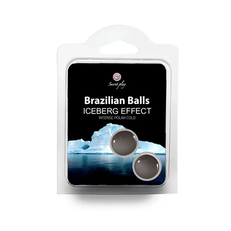 2 huiles de massage effet Iceberg Brazilian Balls