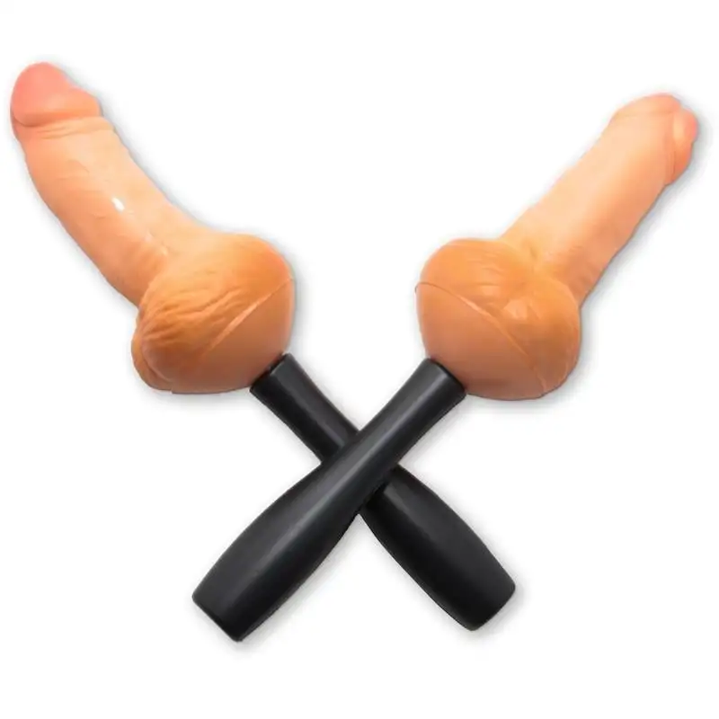 2 Maracas forme de pénis 25 cm