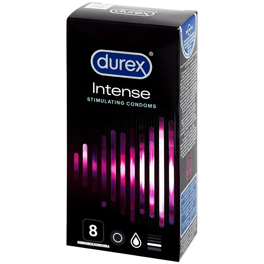 Durex Intense Lot de 8 Préservatifs