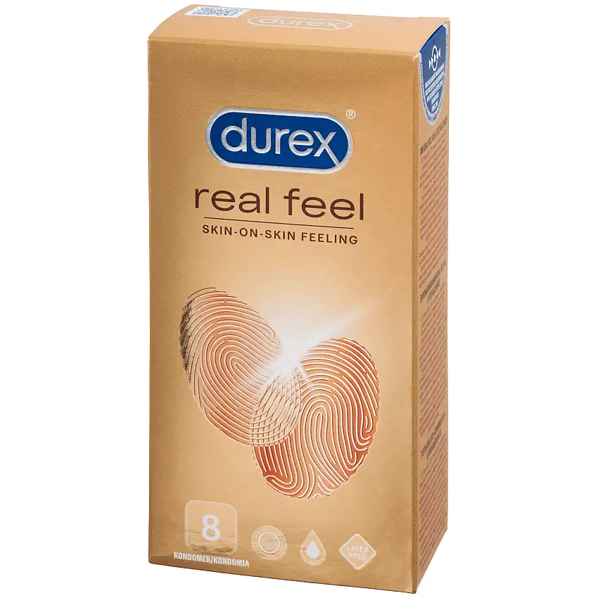 Durex RealFeel Préservatifs Sans Latex 8 pcs