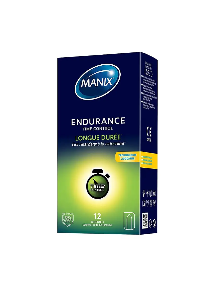 Préservatifs retardants Endurance boîte de 12