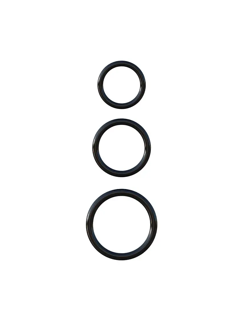 Kit de 3 cockrings silicone Stamina Fantasy C-Ringz