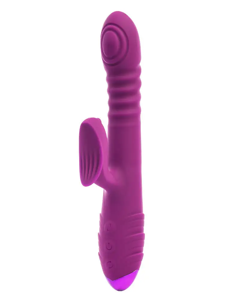 Rimba Toys - Stockholm - Vibromasseur Rabbit de va-et-vient - Violet