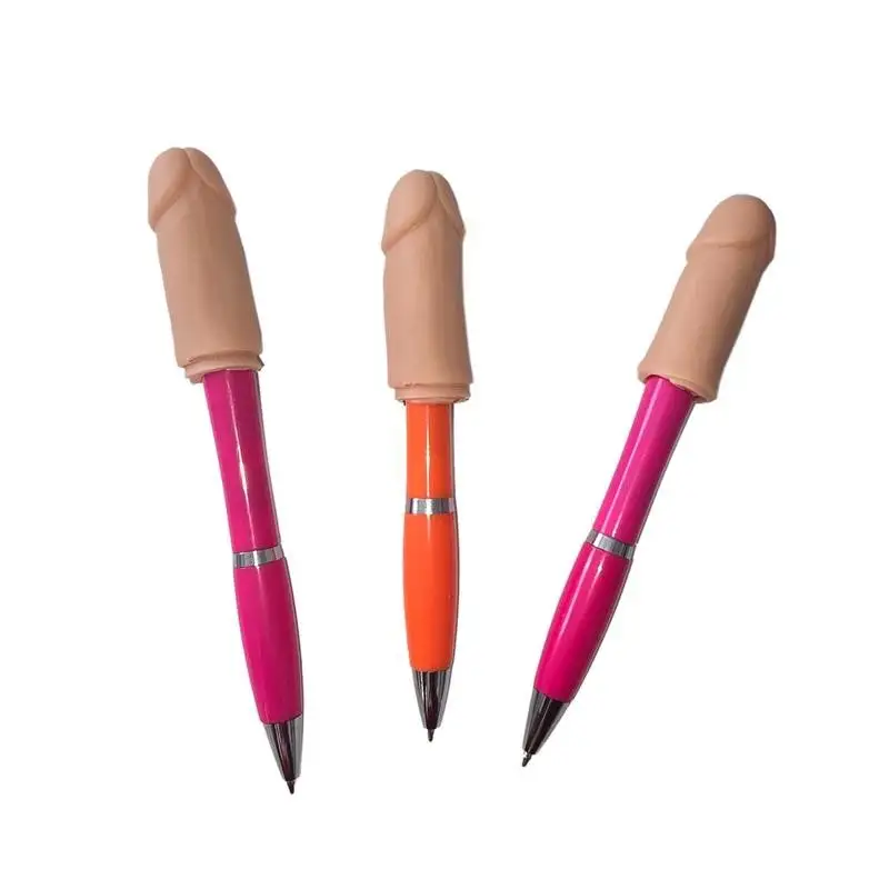 3 stylos avec pointe de pénis