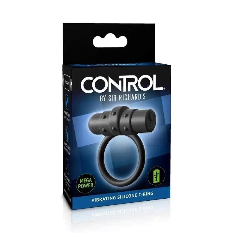 Anneau Vibromasseur silicone rechargeable Control Vibromasseur C-Ring