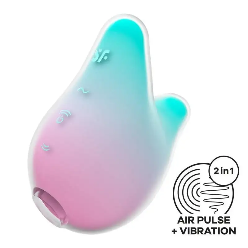 Aspirateur de clitoris Mermaid Vibes menthe et rose