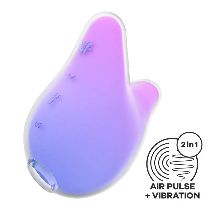 Aspirateur de clitoris Mermaid Vibes violet et rose