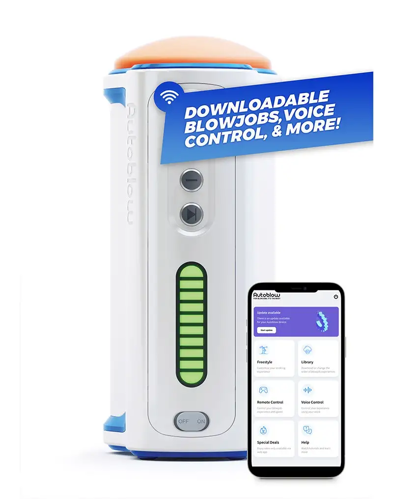 Autoblow - A.I. + Machine Masturbateur automatique avec contrôle par application, contrôle vocal et plus encore !