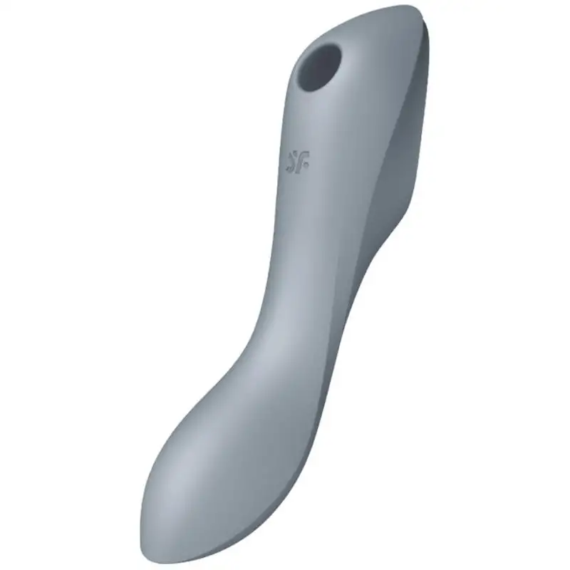 Curvy Trinity 3 vibromasseur et suceur Triple Stimulation Bluegray