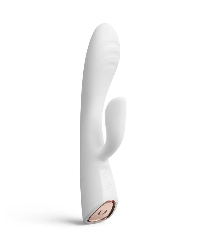 Dorcel FLEXI RABBIT Vibrateur Tarzan chauffé - blanc