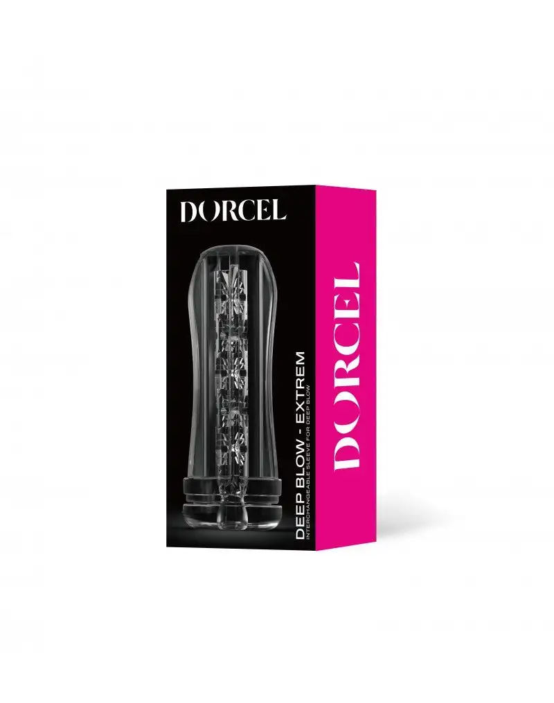 Dorcel Stroker / Manchon pour Masturbateur DEEP BLOW EXTREM - transparent