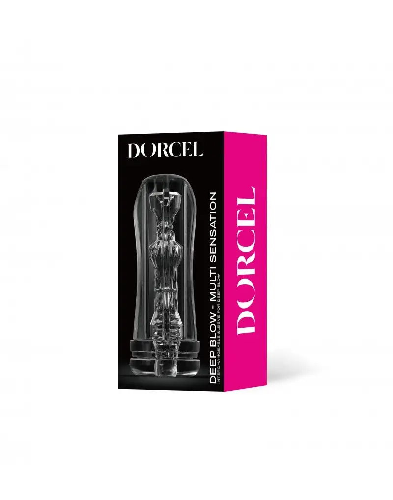 Dorcel Stroker / Sleeve pour Masturbateur DEEP BLOW MULTI SENSATION - transparent