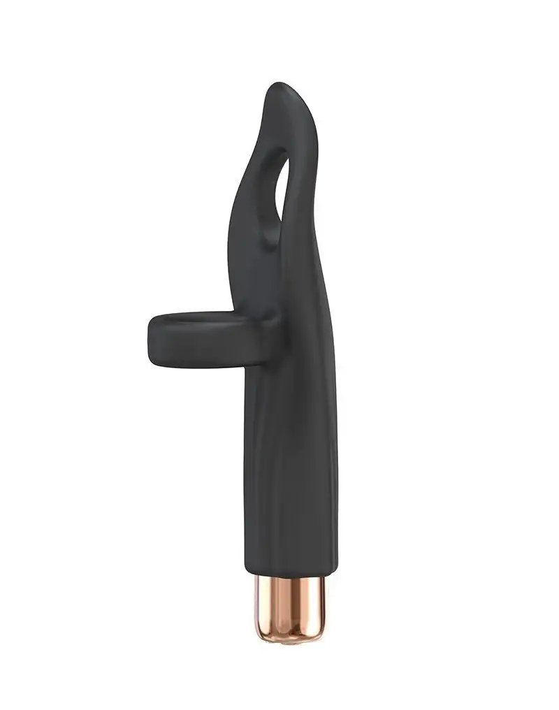 Love to Love Vibrating Tickle Me Vibromasseur à doigt - noir