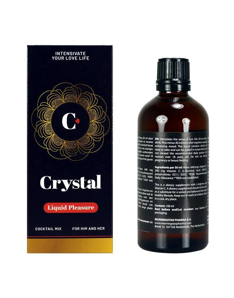 Morningstar - Crystal Liquid Pleasure - Intensifiez votre vie amoureuse - 100 ml
