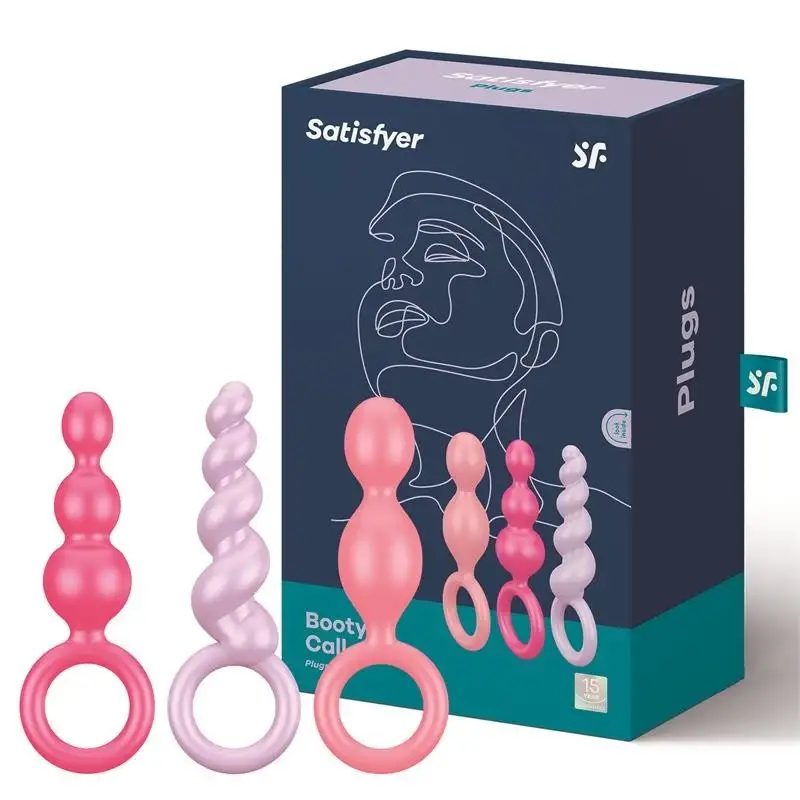 Pack 3 Plugs Silicone Tricouleure
