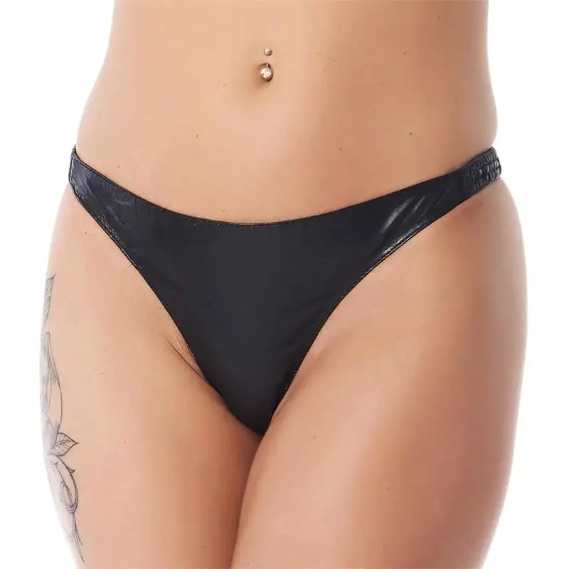 Rimba Bondage play Tanga Couleur Noir