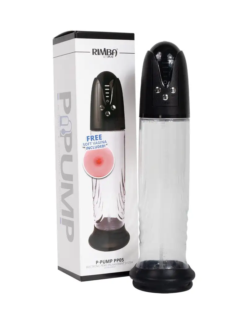 Rimba P Pump PP05 Pompe à pénis électronique avec gaine vaginale - Noir