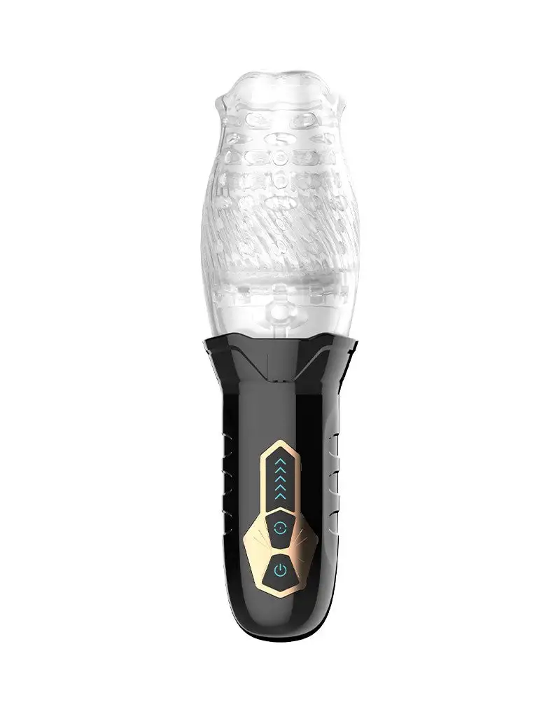 Rimba Toys - Orgastobator 01 - Masturbateur automatique - noir et transparent
