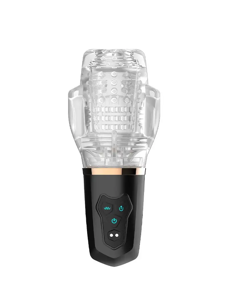 Rimba Toys - Orgastobator 03 - Masturbateur automatique - noir et transparent