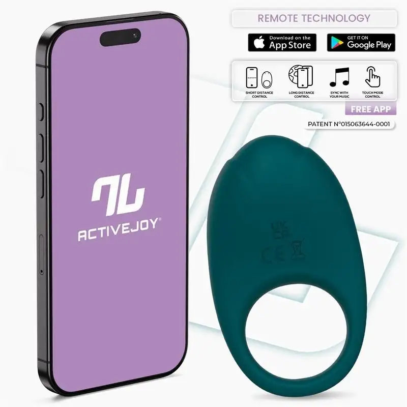 Ringo Anneau Vibromasseur avec APP Unibody Vert
