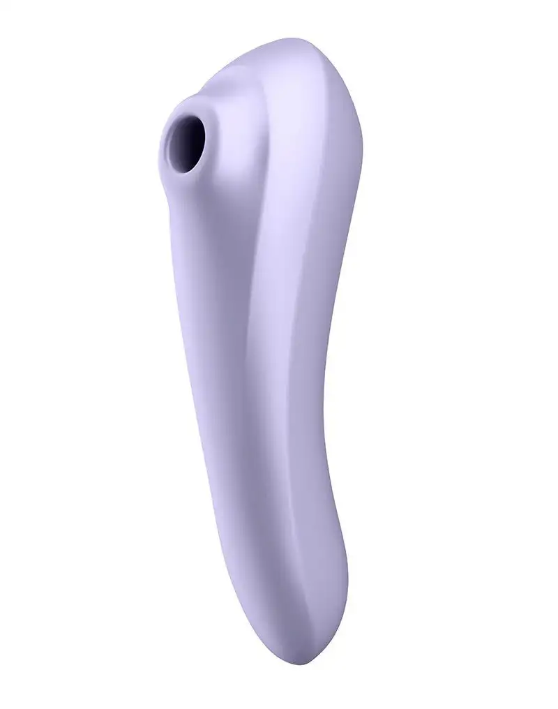 Satisfyer Dual Pleasure Vibrateur Point G à pression d'air avec bluetooth et contrôle APP - violet
