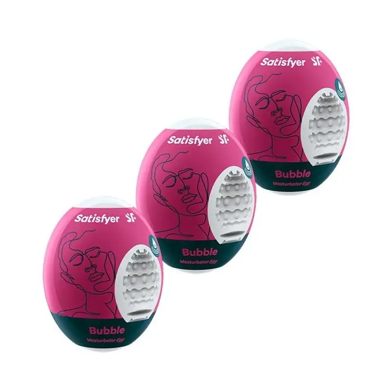 Set 3 oeufs masturbateures Modele Bubble
