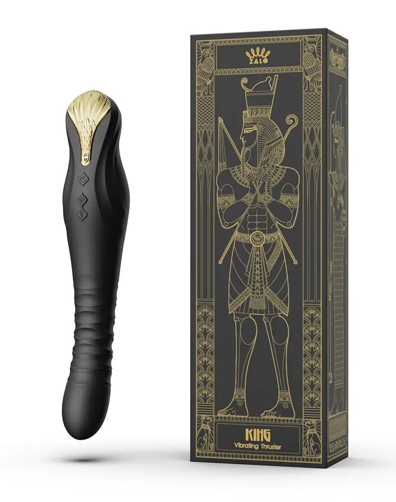 ZALO King Vibromasseur Thrusting avec technologie Power Thrust - noir