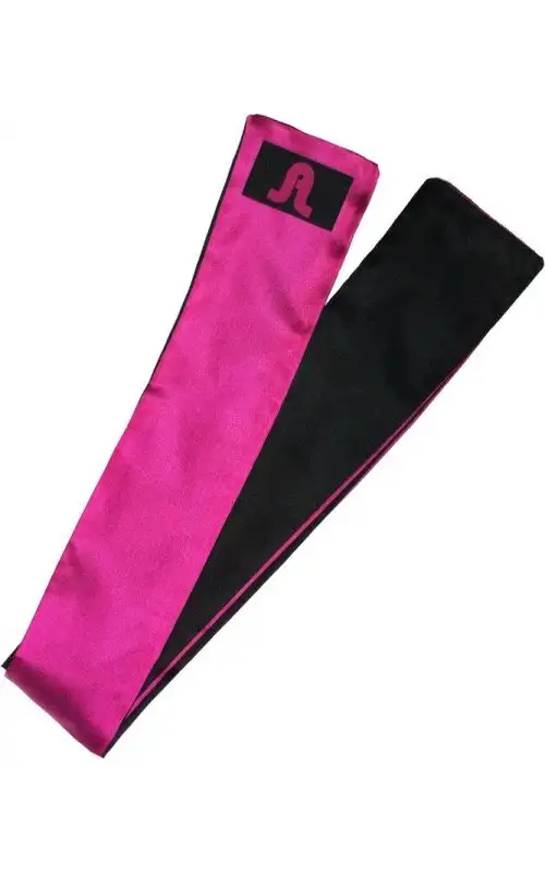 ADRIEN LASTIC - BANDAGE RÉVERSIBLE SATIN ROSE/NOIR
