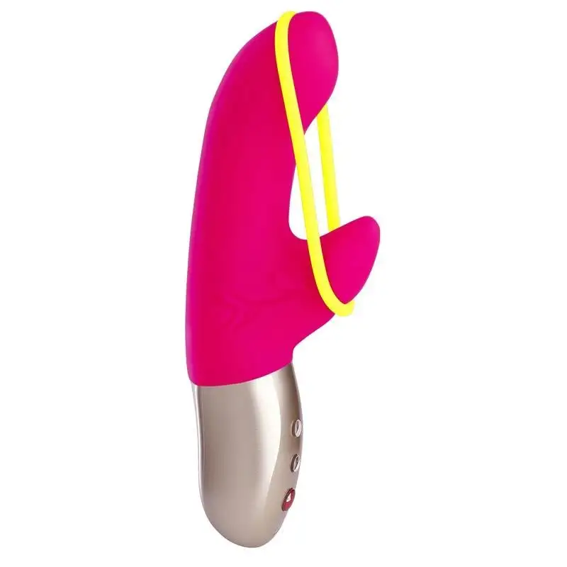 Amorino Vibromasseur du point G Rose/Jaune Néon