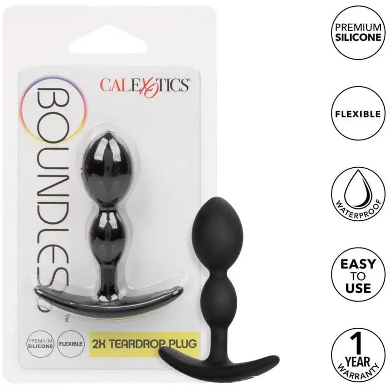 Plug Anal - Boundless - 2X Teardrop Plug - Calexotics